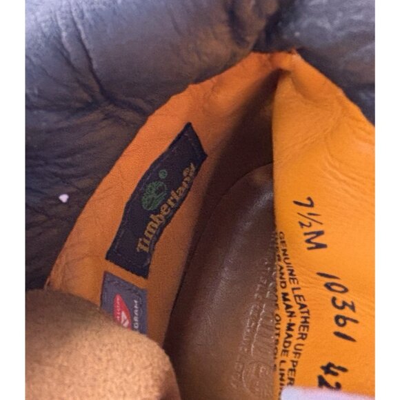 Timberland Women's 6 Inch Waterproof Boots 10361 Wheat Nubuck US Size 7.5 - Picture 9 of 9